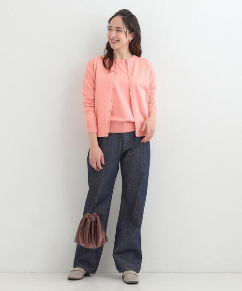 SHOO・LA・RUE（シューラルー）の「【SHOO・LA・RUE DENIM/SS-LL】程よい厚みの ストレートデニムパンツ（10.5オンス）（デニムパンツ・レディース・ブルー/オフホワイト/ブラック/ネイビー・10/01/02/03/04）」の8枚目の写真