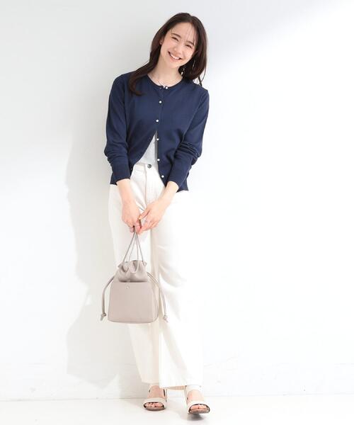 SHOO・LA・RUE（シューラルー）の「【SHOO・LA・RUE DENIM/SS-LL】程よい厚みの ストレートデニムパンツ（10.5オンス）（デニムパンツ・レディース・ブルー/オフホワイト/ブラック/ネイビー・10/01/02/03/04）」の15枚目の写真