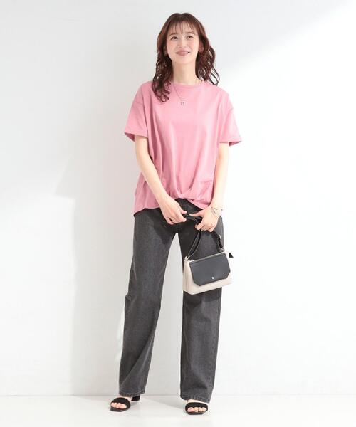 SHOO・LA・RUE（シューラルー）の「【SHOO・LA・RUE DENIM/SS-LL】程よい厚みの ストレートデニムパンツ（10.5オンス）（デニムパンツ・レディース・ブルー/オフホワイト/ブラック/ネイビー・10/01/02/03/04）」の18枚目の写真