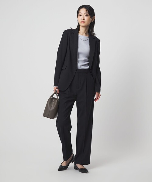 size SHORT/TALLあり］カチリラ ストレート パンツ ウォッシャブル