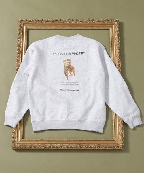 GLOBAL WORK（グローバルワーク）の「ATELIER GLOBAL WORK/スウェットプルオーバー/636508（スウェット・メンズ・ブラック系その他/オフホワイト/ブラック/グレー系その他5・SMALL/LARGE/MEDIUM）」の4枚目の写真