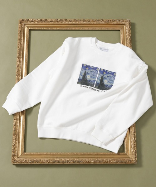 GLOBAL WORK（グローバルワーク）の「ATELIER GLOBAL WORK/スウェットプルオーバー/636508（スウェット・メンズ・ブラック系その他/オフホワイト/ブラック/グレー系その他5・SMALL/LARGE/MEDIUM）」の5枚目の写真