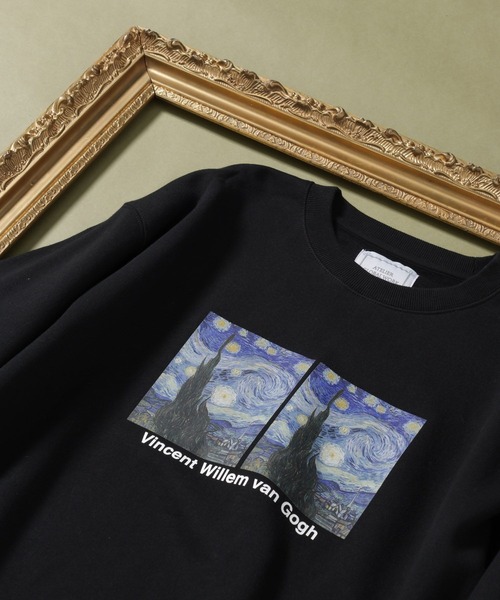 GLOBAL WORK（グローバルワーク）の「ATELIER GLOBAL WORK/スウェットプルオーバー/636508（スウェット・メンズ・ブラック系その他/オフホワイト/ブラック/グレー系その他5・SMALL/LARGE/MEDIUM）」の8枚目の写真