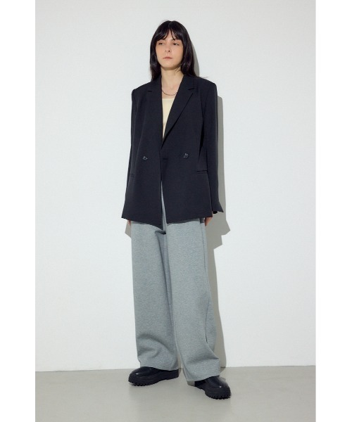 AZUL by moussy（アズールバイマウジー）の「ダブルテーラードジャケット（テーラードジャケット・レディース・杢グレー/ブラック/ベージュ・SMALL/MEDIUM）」の7枚目の写真