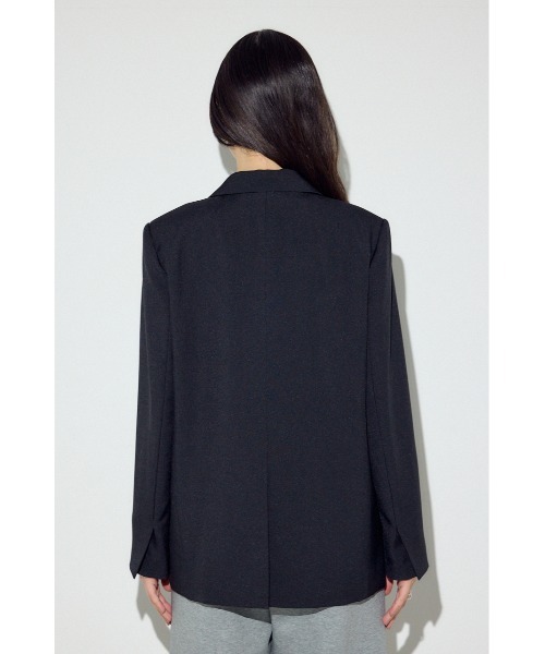 AZUL by moussy（アズールバイマウジー）の「ダブルテーラードジャケット（テーラードジャケット・レディース・杢グレー/ブラック/ベージュ・SMALL/MEDIUM）」の10枚目の写真