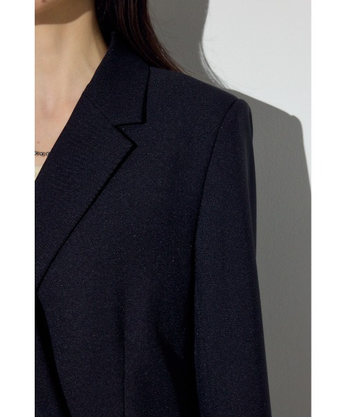 AZUL by moussy（アズールバイマウジー）の「ダブルテーラードジャケット（テーラードジャケット・レディース・杢グレー/ブラック/ベージュ・SMALL/MEDIUM）」の12枚目の写真