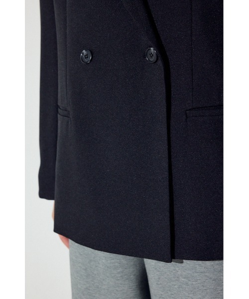 AZUL by moussy（アズールバイマウジー）の「ダブルテーラードジャケット（テーラードジャケット・レディース・杢グレー/ブラック/ベージュ・SMALL/MEDIUM）」の13枚目の写真
