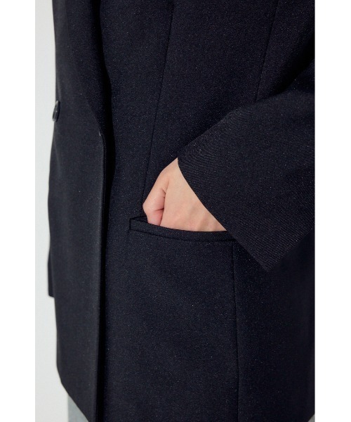 AZUL by moussy（アズールバイマウジー）の「ダブルテーラードジャケット（テーラードジャケット・レディース・杢グレー/ブラック/ベージュ・SMALL/MEDIUM）」の14枚目の写真