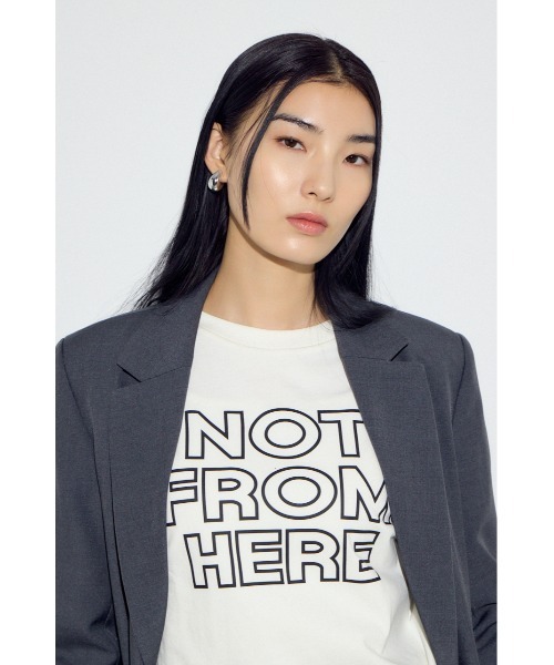 AZUL by moussy（アズールバイマウジー）の「ダブルテーラードジャケット（テーラードジャケット・レディース・杢グレー/ブラック/ベージュ・SMALL/MEDIUM）」の21枚目の写真