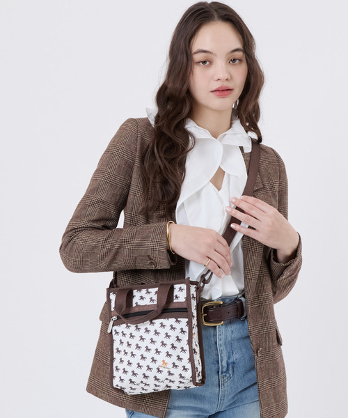 MINI N/S TOTE ホースパレード（ショルダーバッグ）｜LeSportsac