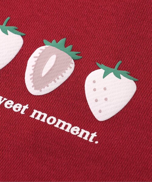 apres les cours（アプレレクール）の「【WEB限定】肩リボンペプラムトレーナー_ジュニア対応（スウェット・キッズ・ピンク/レッド/アイボリー/ブルー/グレー・90/130/140/80/110/100/120）」の12枚目の写真