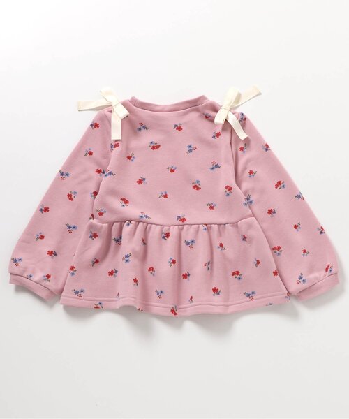 apres les cours（アプレレクール）の「【WEB限定】肩リボンペプラムトレーナー_ジュニア対応（スウェット・キッズ・ピンク/レッド/アイボリー/ブルー/グレー・90/130/140/80/110/100/120）」の17枚目の写真