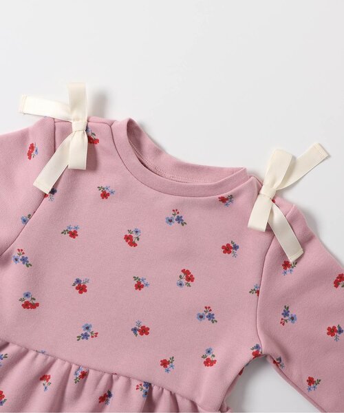 apres les cours（アプレレクール）の「【WEB限定】肩リボンペプラムトレーナー_ジュニア対応（スウェット・キッズ・ピンク/レッド/アイボリー/ブルー/グレー・90/130/140/80/110/100/120）」の18枚目の写真