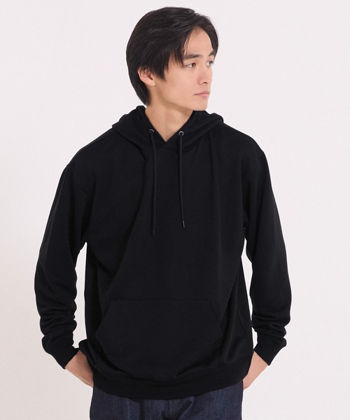 coca（coca）（コカ）の「ポリエステル裏毛ベーシックプルパーカー |ユニセックス（パーカー・メンズ・ブラック/ライトグレー/グリーン/オートミール・L/M/XL/S）」の6枚目の写真