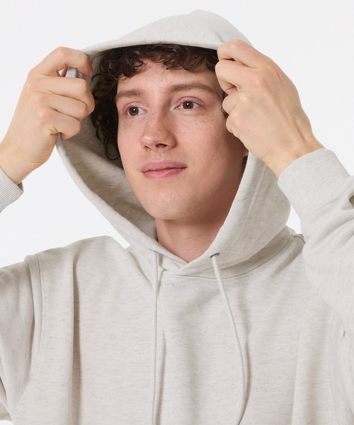 coca（coca）（コカ）の「ポリエステル裏毛ベーシックプルパーカー |ユニセックス（パーカー・メンズ・ブラック/ライトグレー/グリーン/オートミール・L/M/XL/S）」の17枚目の写真