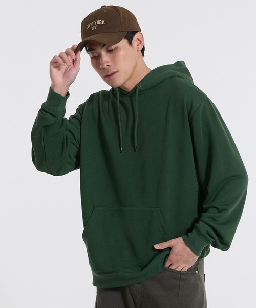 coca（coca）（コカ）の「ポリエステル裏毛ベーシックプルパーカー |ユニセックス（パーカー・メンズ・ブラック/ライトグレー/グリーン/オートミール・L/M/XL/S）」の21枚目の写真