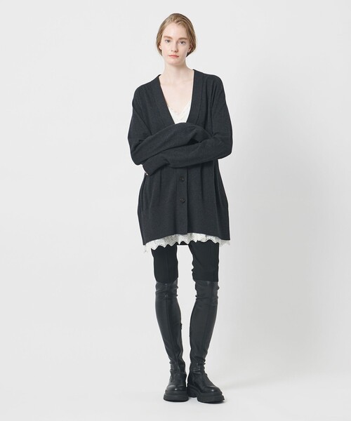 AEWEN MATOPH(イウエン マトフ)の「<AEWEN MATOPH>ニットレースキャミソールワンピース(ワンピース・レディース・ブラック/オフホワイト・FREE)」の8枚目の写真