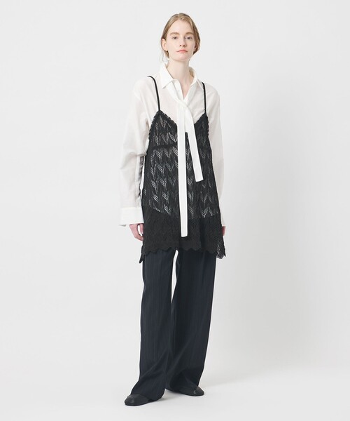 AEWEN MATOPH(イウエン マトフ)の「<AEWEN MATOPH>ニットレースキャミソールワンピース(ワンピース・レディース・ブラック/オフホワイト・FREE)」の12枚目の写真