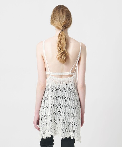 AEWEN MATOPH(イウエン マトフ)の「<AEWEN MATOPH>ニットレースキャミソールワンピース(ワンピース・レディース・ブラック/オフホワイト・FREE)」の16枚目の写真