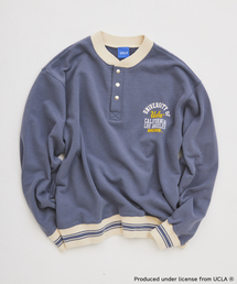 UCLA（ユーシーエルエー）の「UCLA×relume ヴィンテージ加工スウェット/ハーフジップ・ヘンリー・クルー（スウェット）」