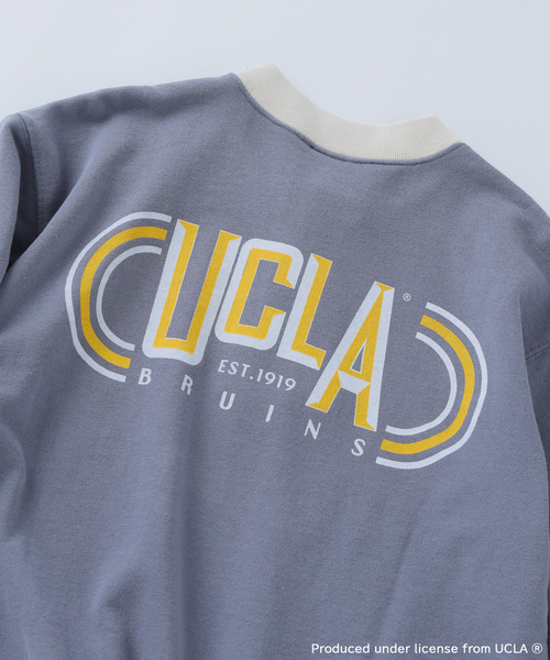UCLA（ユーシーエルエー）の「UCLA×relume ヴィンテージ加工スウェット/ハーフジップ・ヘンリー・クルー（スウェット・メンズ・チャコールグレー/ライトグレー/ブラック/ネイビー・MEDIUM/LARGE）」の22枚目の写真