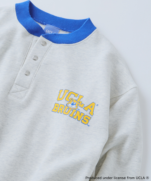 UCLA（ユーシーエルエー）の「UCLA×relume ヴィンテージ加工スウェット/ハーフジップ・ヘンリー・クルー（スウェット・メンズ・チャコールグレー/ライトグレー/ブラック/ネイビー・MEDIUM/LARGE）」の18枚目の写真