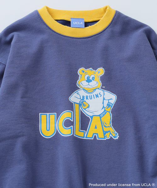 UCLA（ユーシーエルエー）の「UCLA×relume ヴィンテージ加工スウェット/ハーフジップ・ヘンリー・クルー（スウェット・メンズ・チャコールグレー/ライトグレー/ブラック/ネイビー・MEDIUM/LARGE）」の12枚目の写真