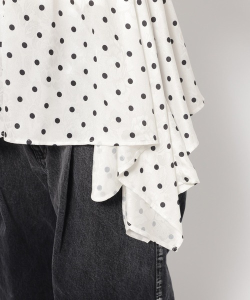 HARE(ハレ)の「2Pドットキャミソール/ショートシャツ(HARE)(シャツ/ブラウス・レディース・ブラック/ホワイト・FREE)」の21枚目の写真