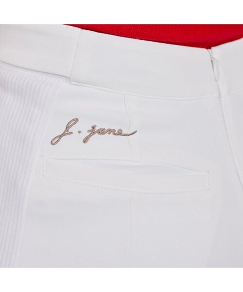 J.JANE(ジェイジェーン)の「コーデュロイ配色ダブルスリットスカート (アイボリー)(スカート・レディース・アイボリー・S/M/L/XS)」の5枚目の写真