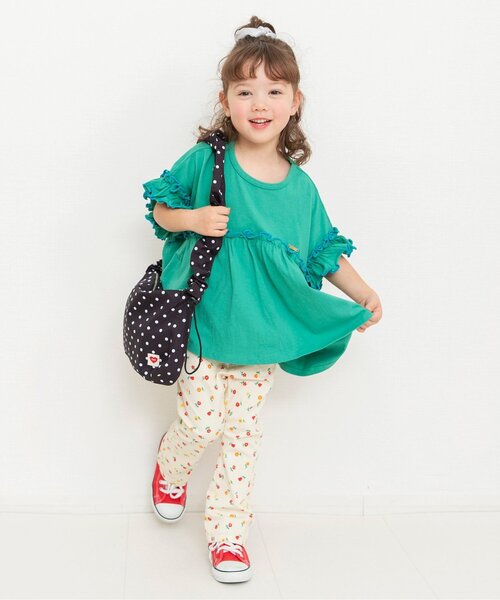 BREEZE（ブリーズ）の「フレアエブリパンツ_ジュニア対応（その他パンツ・キッズ・サックスブルー/アイボリー/ブルー/ラベンダー/ブラウン・80/140/110/130/100/120/90）」の13枚目の写真