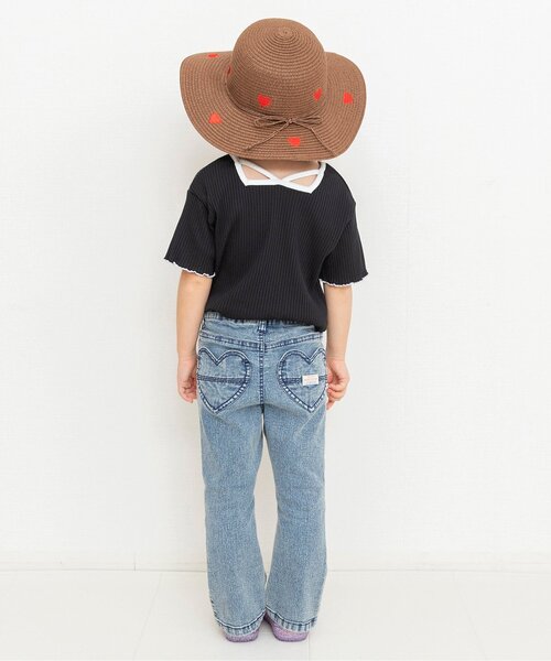 BREEZE（ブリーズ）の「フレアエブリパンツ_ジュニア対応（その他パンツ・キッズ・サックスブルー/アイボリー/ブルー/ラベンダー/ブラウン・80/140/110/130/100/120/90）」の9枚目の写真