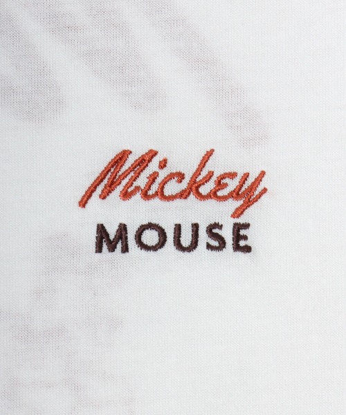 Disney（ディズニー）の「2026SS Disney/ディズニー ミッキー フロント/バックプリント ラグラン5分袖Tシャツ（Tシャツ/カットソー・レディース・ホワイト系その他/クリーム/アッシュグレー/オフホワイト・L/M）」の11枚目の写真