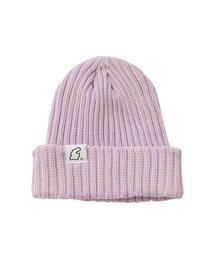 APOSTROPHE COMMA（アポストロフィコンマ）の「サマーリバーシブルラベルソフトリブビーニー（ライトパープル）（ニットキャップ/ビーニー）」