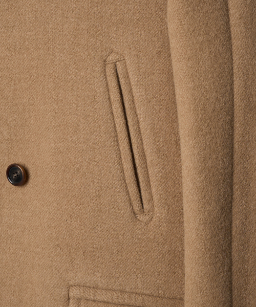 TTUDEMENT(トュードメント)の「BELTED HIGHNECK WOOL COAT CAMEL(チェスターコート・レディース・その他・S/M)」の6枚目の写真