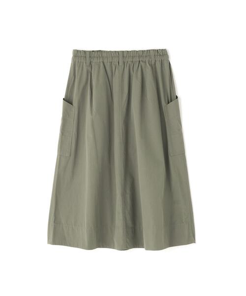 MHL.(エムエイチエル)の「COTTON CUPRA PLAINWEAVE SKIRT(スカート・レディース・グリーン系その他7/ブラウン系その他2・0/3/2/1)」の13枚目の写真