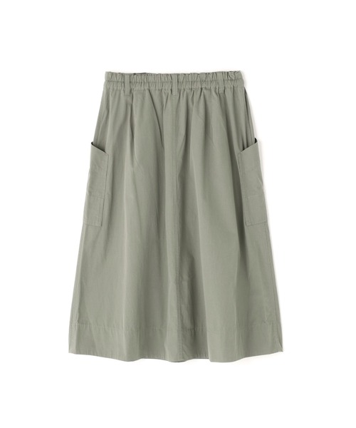 MHL.(エムエイチエル)の「COTTON CUPRA PLAINWEAVE SKIRT(スカート・レディース・グリーン系その他7/ブラウン系その他2・0/3/2/1)」の13枚目の写真