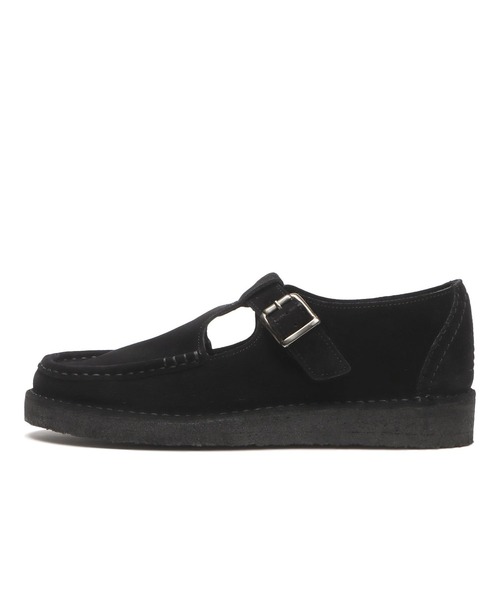 Clarks(クラークス)の「NOMAD T BAR 26182844(モカシン/デッキシューズ・メンズ・ブラック・9/8/7h/7/6h/6/8h/9h/10)」の1枚目の写真