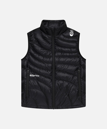 HELLOW（ハロー）の「24 サングリメ グースダウンベスト ブラック（ダウンベスト）」