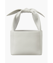 KUME（クメ）の「Knotted Handle Leather Bag, White（ショルダーバッグ）」