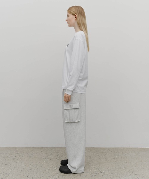 MARITHE + FRANCOIS GIRBAUD(マリテフランソワジルボー)の「CLASSIC LOGO ONE TUCK CARGO SWEAT PANTS(スウェットパンツ・レディース・ブラック/ヘザーグレー・X-LARGE/LARGE/MEDIUM/SMALL)」の13枚目の写真