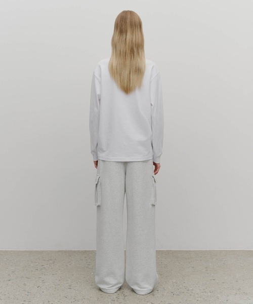 MARITHE + FRANCOIS GIRBAUD(マリテフランソワジルボー)の「CLASSIC LOGO ONE TUCK CARGO SWEAT PANTS(スウェットパンツ・レディース・ブラック/ヘザーグレー・X-LARGE/LARGE/MEDIUM/SMALL)」の14枚目の写真