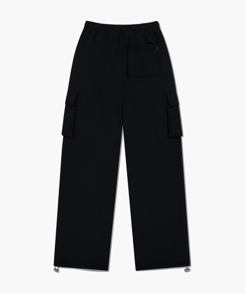 MARITHE + FRANCOIS GIRBAUD(マリテフランソワジルボー)の「CLASSIC LOGO ONE TUCK CARGO SWEAT PANTS(スウェットパンツ・レディース・ブラック/ヘザーグレー・X-LARGE/LARGE/MEDIUM/SMALL)」の5枚目の写真