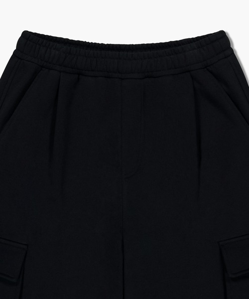 MARITHE + FRANCOIS GIRBAUD(マリテフランソワジルボー)の「CLASSIC LOGO ONE TUCK CARGO SWEAT PANTS(スウェットパンツ・レディース・ブラック/ヘザーグレー・X-LARGE/LARGE/MEDIUM/SMALL)」の6枚目の写真