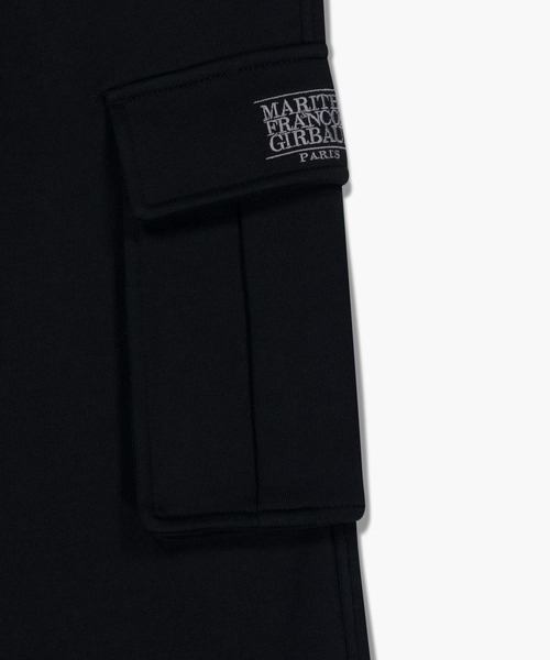 MARITHE + FRANCOIS GIRBAUD(マリテフランソワジルボー)の「CLASSIC LOGO ONE TUCK CARGO SWEAT PANTS(スウェットパンツ・レディース・ブラック/ヘザーグレー・X-LARGE/LARGE/MEDIUM/SMALL)」の9枚目の写真