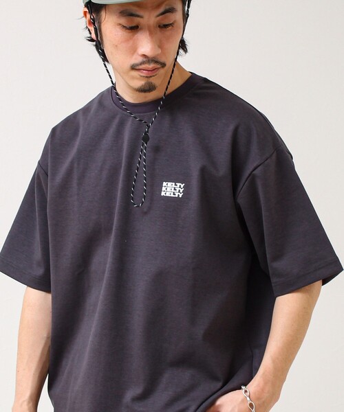 KELTY(ケルティ)の「【KELTY×GLOSTER】別注 ポンチT(Tシャツ/カットソー・メンズ・ブラック/オフホワイト/チャコールグレー・S/M/L)」の22枚目の写真