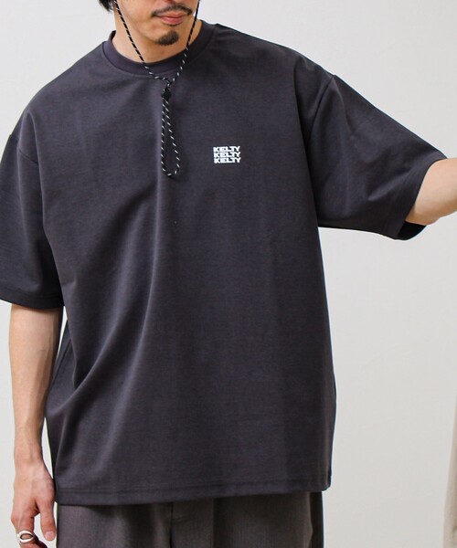 KELTY(ケルティ)の「【KELTY×GLOSTER】別注 ポンチT(Tシャツ/カットソー・メンズ・ブラック/オフホワイト/チャコールグレー・S/M/L)」の19枚目の写真