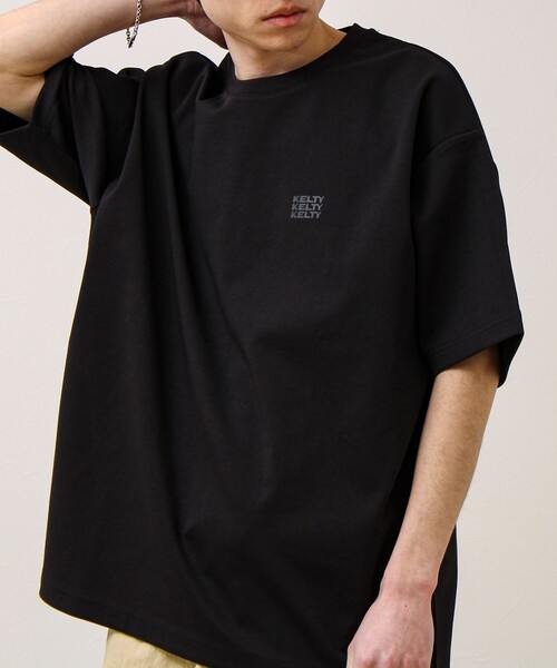 KELTY(ケルティ)の「【KELTY×GLOSTER】別注 ポンチT(Tシャツ/カットソー・メンズ・ブラック/オフホワイト/チャコールグレー・S/M/L)」の14枚目の写真