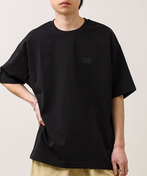 KELTY(ケルティ)の「【KELTY×GLOSTER】別注 ポンチT(Tシャツ/カットソー・メンズ・ブラック/オフホワイト/チャコールグレー・S/M/L)」の12枚目の写真