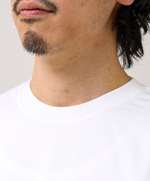 KELTY(ケルティ)の「【KELTY×GLOSTER】別注 ポンチT(Tシャツ/カットソー・メンズ・ブラック/オフホワイト/チャコールグレー・S/M/L)」の8枚目の写真