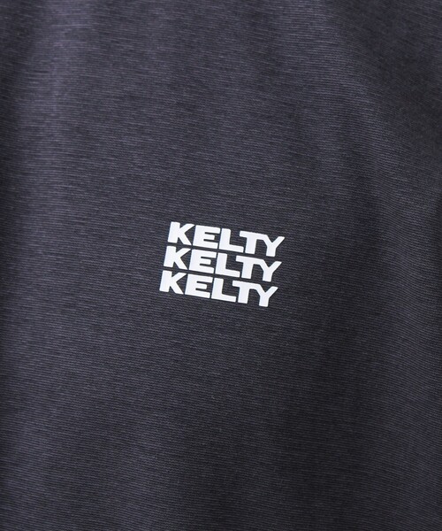 KELTY(ケルティ)の「【KELTY×GLOSTER】別注 ポンチT(Tシャツ/カットソー・メンズ・ブラック/オフホワイト/チャコールグレー・S/M/L)」の5枚目の写真